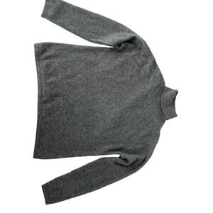 Valerie Stevens Sweater Womens Medium Grey Two Ply 100% Cashmere Knit